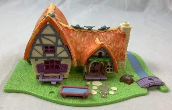 Polly Pocket Disney Sneeuwwitje Huisje Vintage 1995, Verzamelen, Verzenden, Zo goed als nieuw, Pop