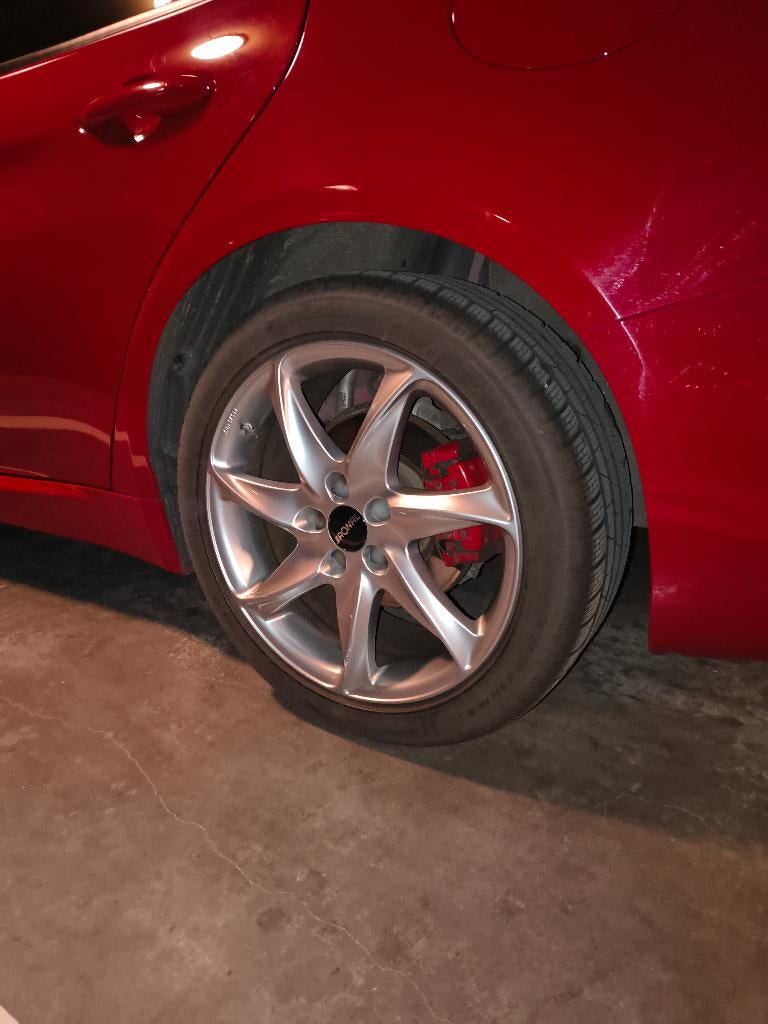 Velgen en winterbanden voor alfa romeo giulia, Autos : Pièces & Accessoires, Pneus & Jantes, Pneus hiver, Enlèvement, Utilisé