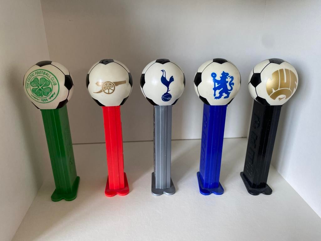 5 pez UK voetbal, Verzamelen, Ophalen of Verzenden, Zo goed als nieuw