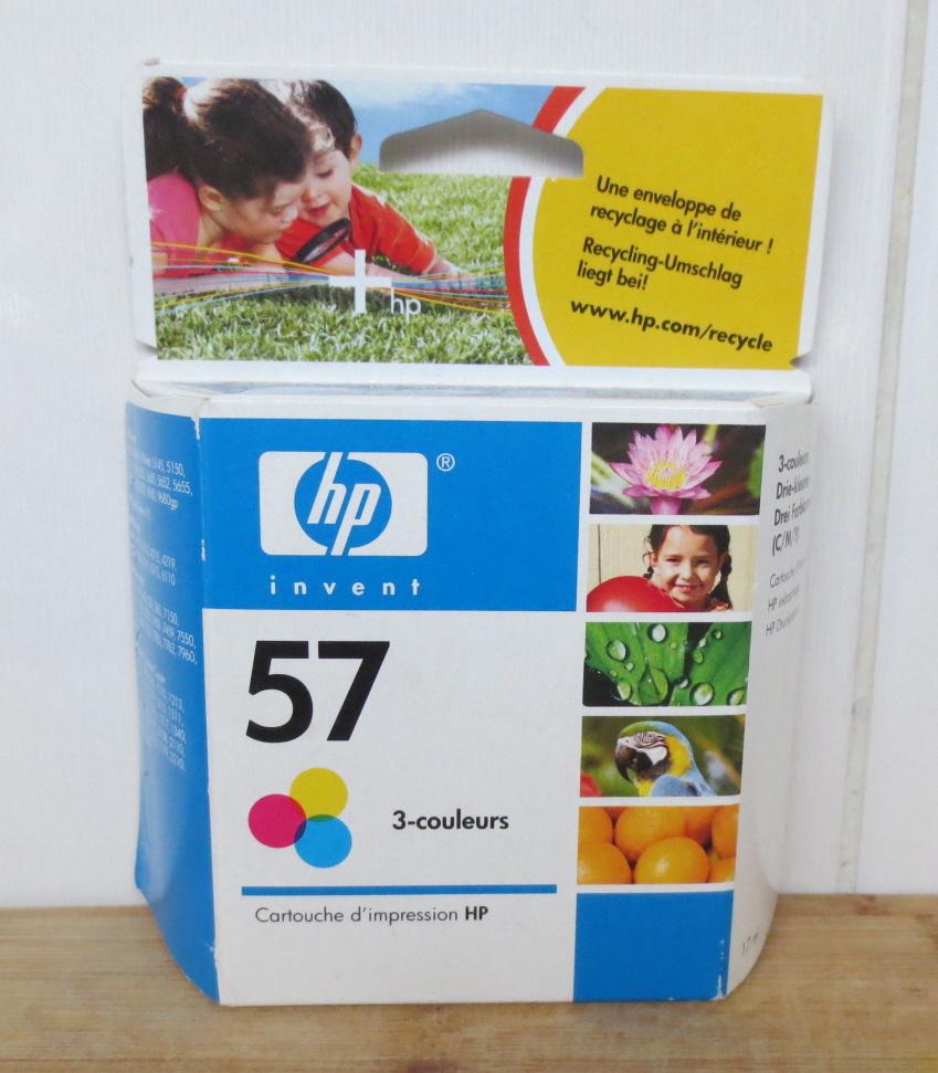 Inkt cartridge HP 57 3 kleuren (gesloten verpakking), Ophalen, Zo goed als nieuw, Cartridge, HP laserjet