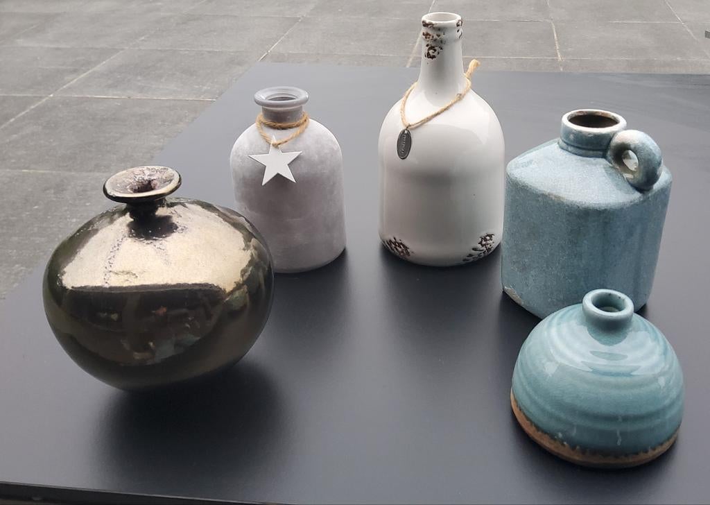 Divers vases décoratifs (prix à partir de 5,00€), Maison & Meubles, Accessoires pour la Maison | Vases, Comme neuf, Enlèvement