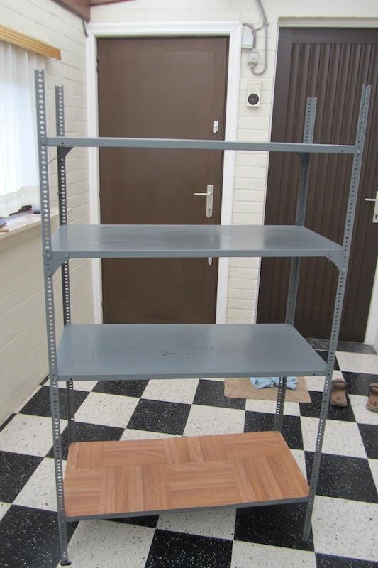 2 metalen stapelrekken, Articles professionnels, Aménagement de Bureau & Magasin | Entrepôt, Rayonnage & Stockage, Enlèvement