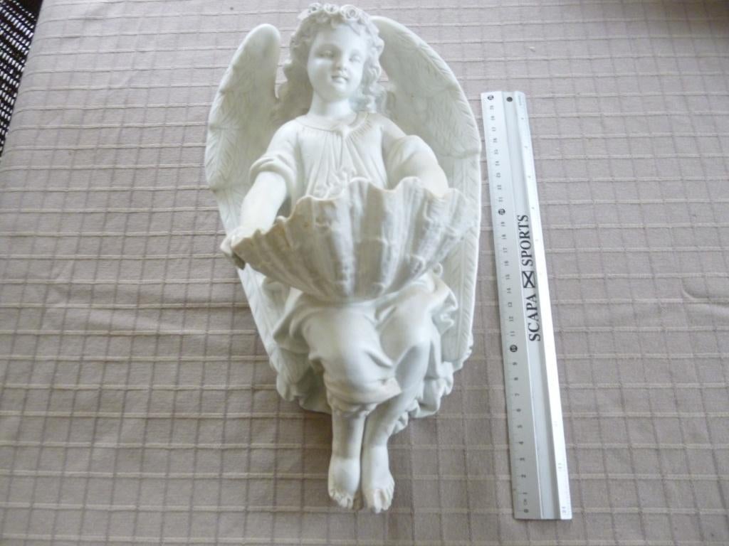 oud groot wijwatervat engel, Ophalen of Verzenden