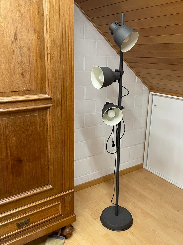 Sfeerlamp met drie lampen, Maison & Meubles, Lampes | Lampes en vrac, Enlèvement, Utilisé, Moins de 30 watts, Ampoule économique