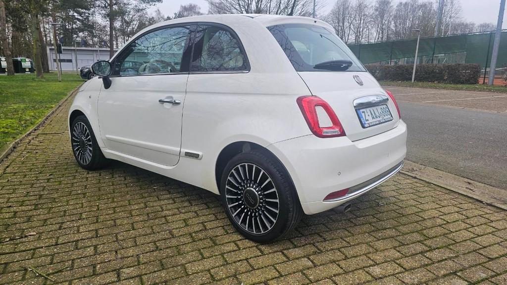 Fiat 500 Lounge (bj 2016), Auto's, Fiat, 4 zetels, Stof, Gebruikt, Wit