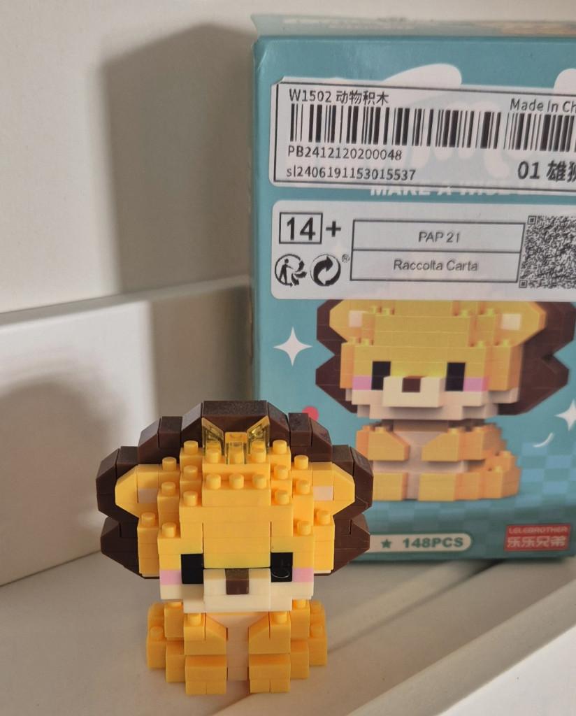 Mini-blokjes leeuw, Verzenden