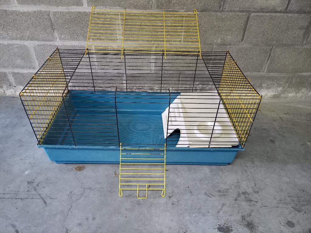 kooi voor kleine knaagdieren, kuikens, Kooi, Gebruikt, Hamster, 75 tot 110 cm