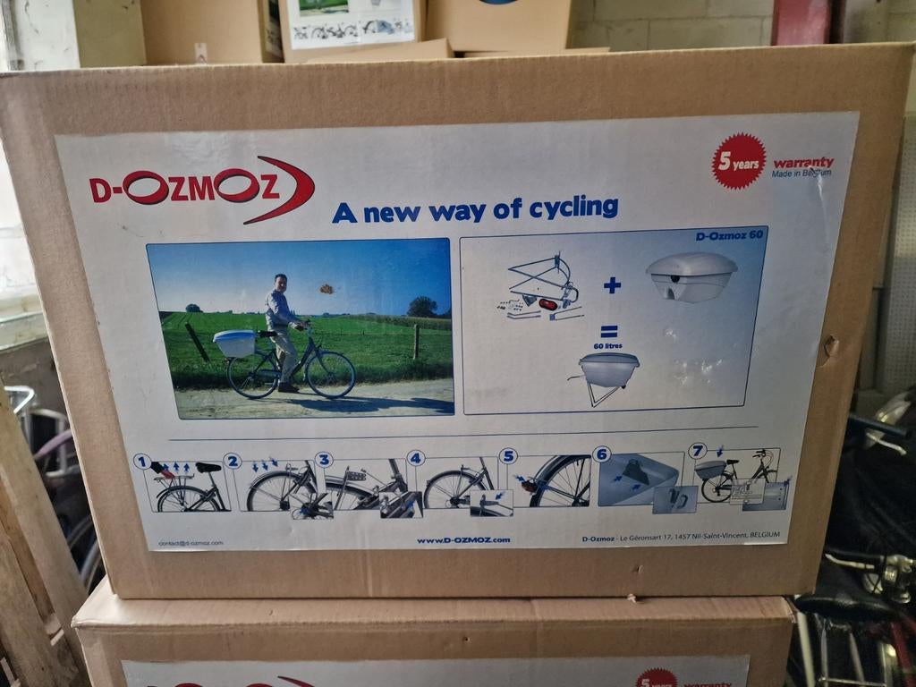 Fietskoffer met houder Nieuw