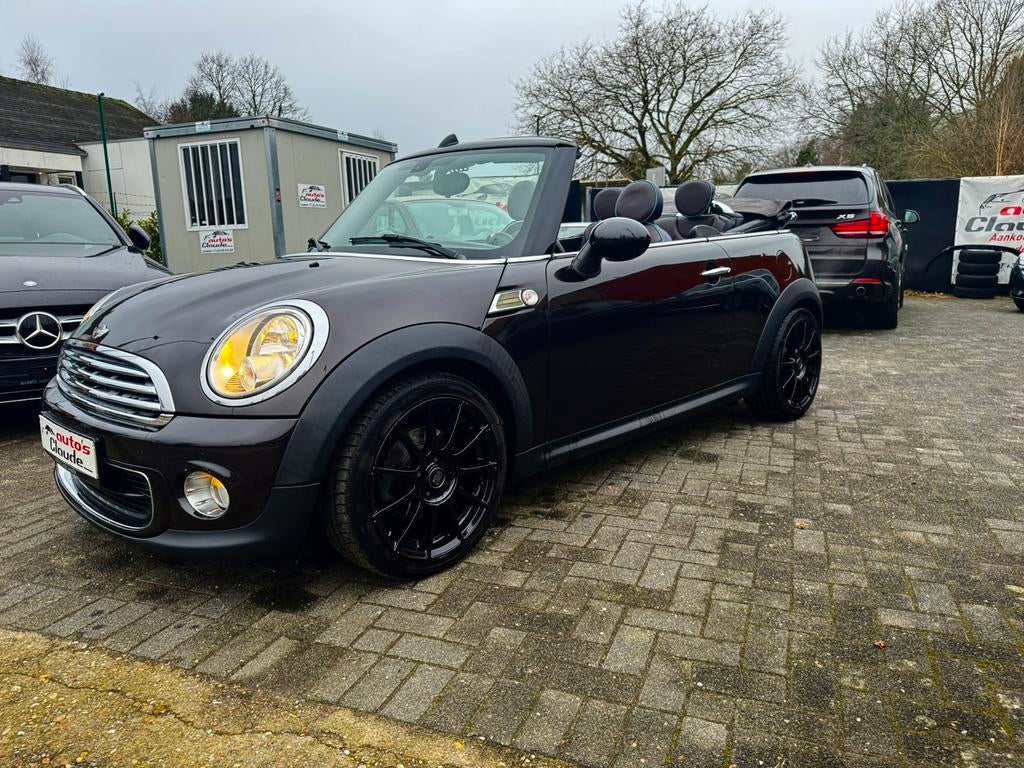 Mini cabrio 1.6 benzine, Auto's, Mini, 4 cilinders, Leder, Handgeschakeld, 2 deurs