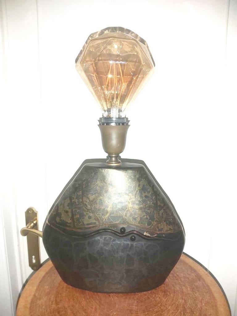 Lampe au design italien unique — majolique faite à la main p, Enlèvement ou Envoi