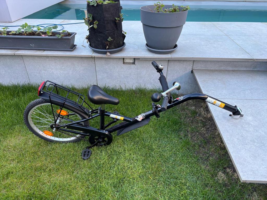 Vélo remorque Bike to go, Vélos & Vélomoteurs, Enlèvement, Comme neuf, Vélo suiveur