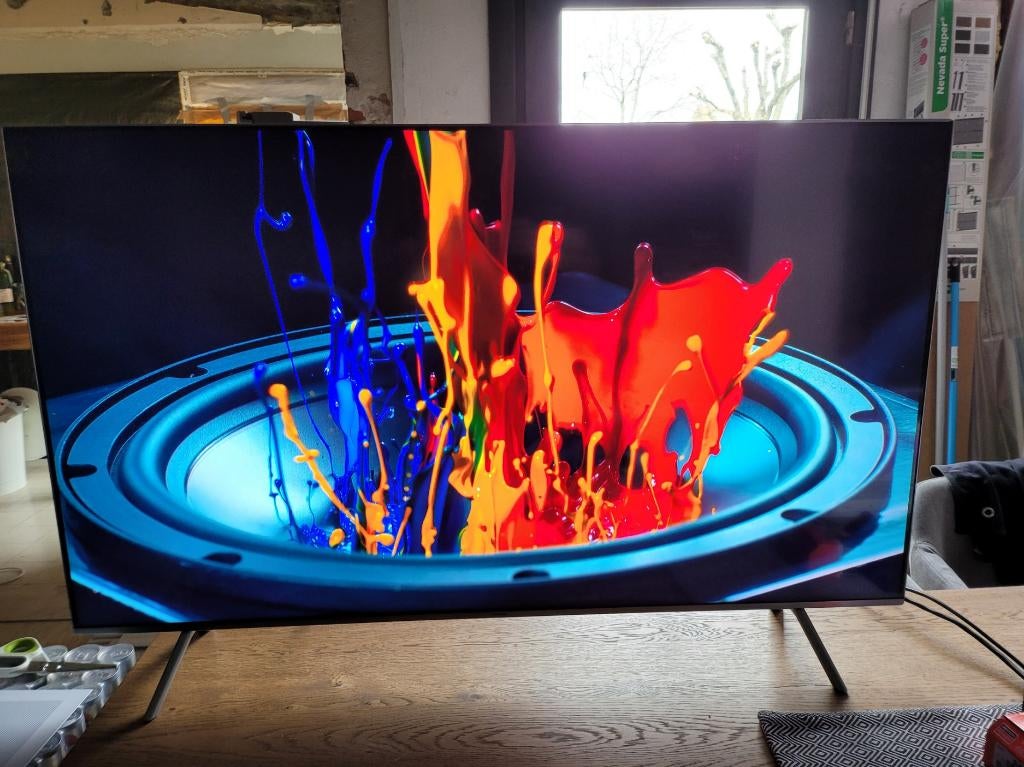 Samsung Q6 55 Inch QLED 4K / 2.5K 120Hz Freesync, Audio, Tv en Foto, Televisies, Ophalen, Gebruikt, QLED, Samsung