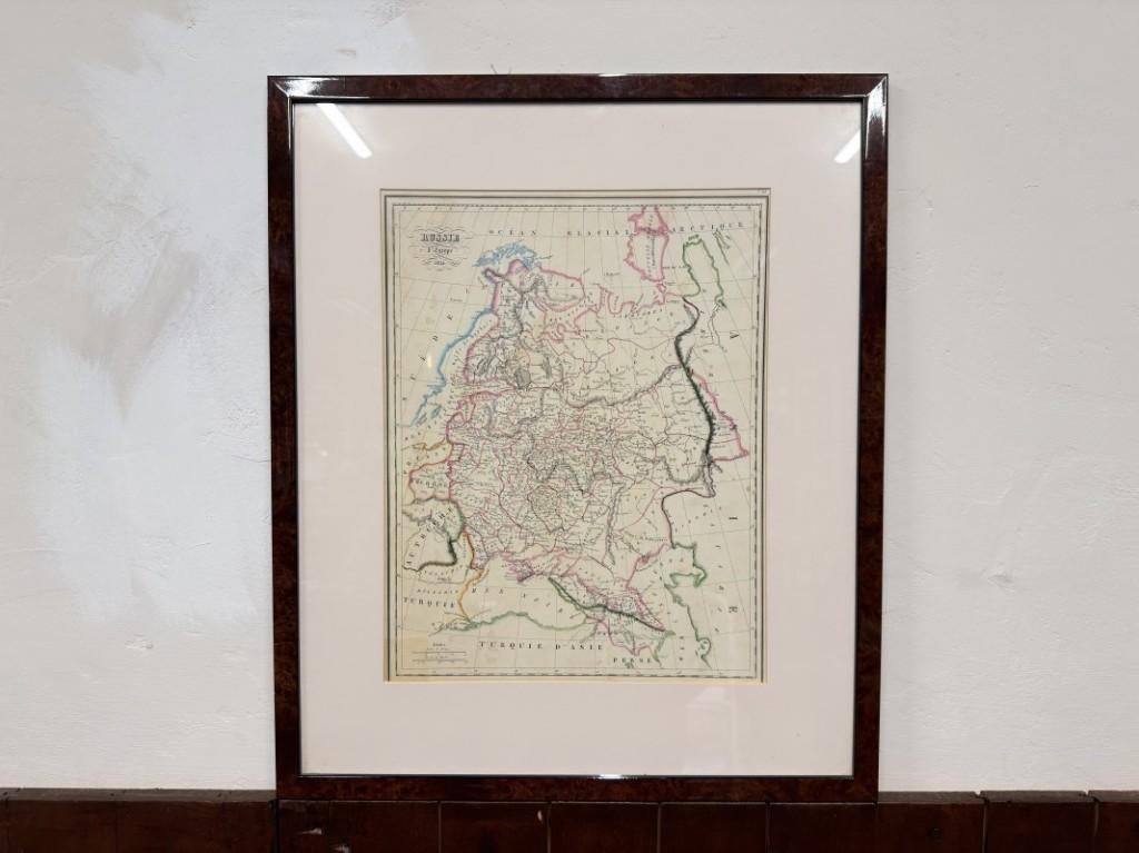Antieke Russische landkaart 1834, Antiek en Kunst, Ophalen