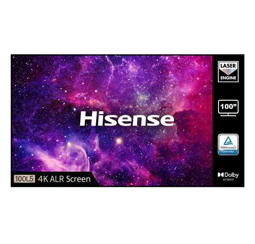 Projecteur l'écran ALR Hisense 100 Inch(225x130cm) TS100MHEU, Enlèvement, Comme neuf