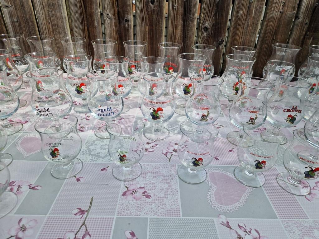 Lot de verres à Chouffe divers, Enlèvement