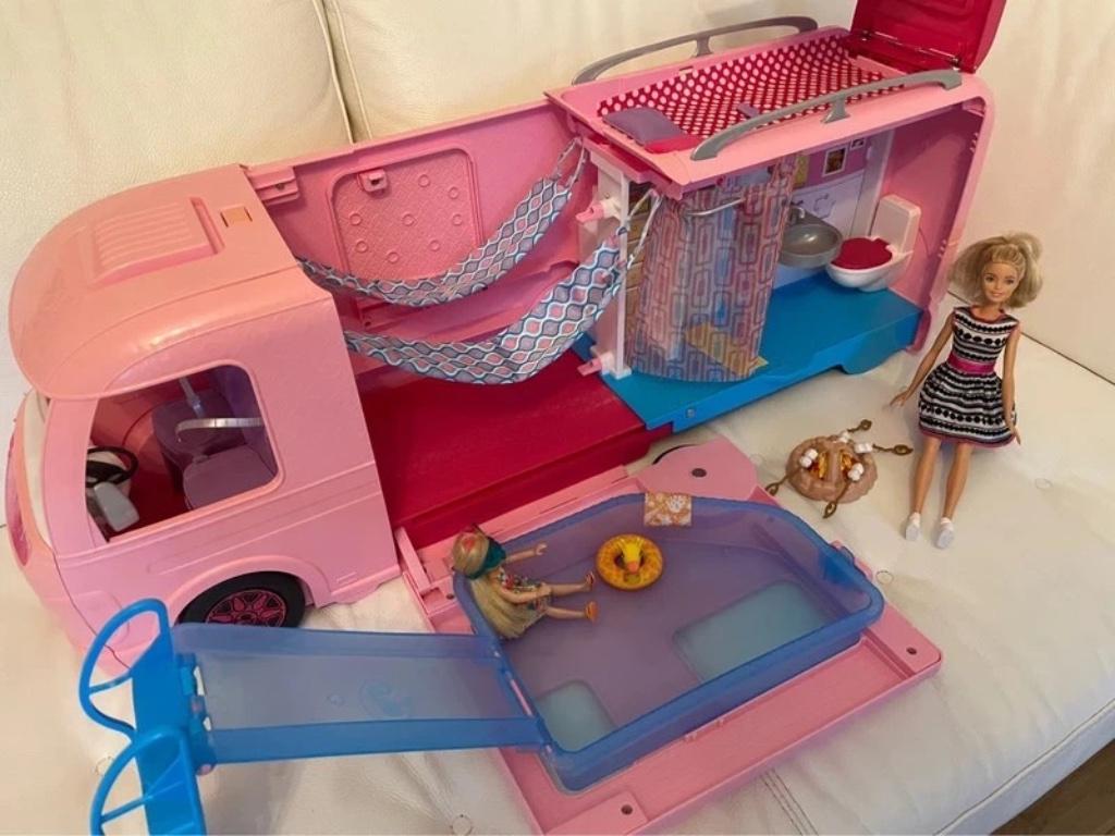 Barbie Camping Car, Enlèvement ou Envoi, Utilisé, Barbie