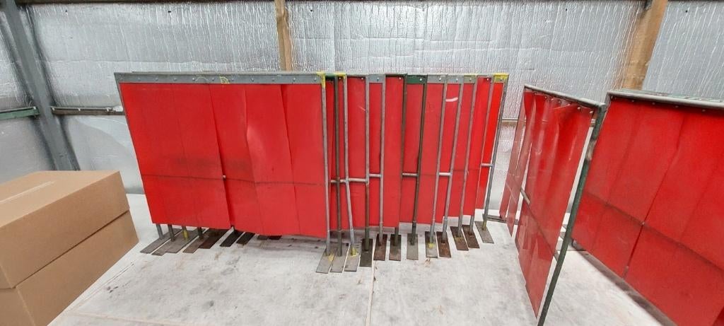 Lasschermen / lasgordijnen, Doe-het-zelf en Bouw, Laskappen, Lasfilter, Ophalen, Gebruikt