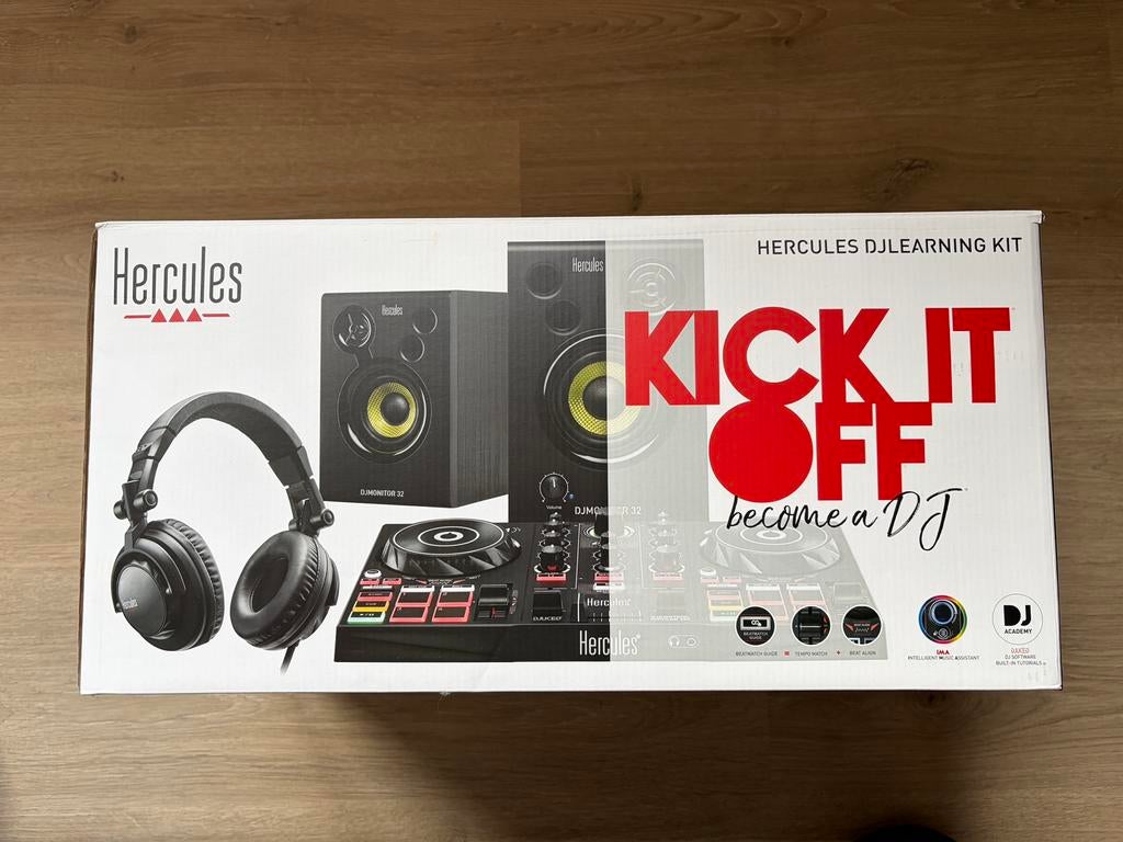 Hercules DJ learning kit, Muziek en Instrumenten, Dj-sets en Draaitafels, Zo goed als nieuw, Dj-set, Overige merken, Ophalen