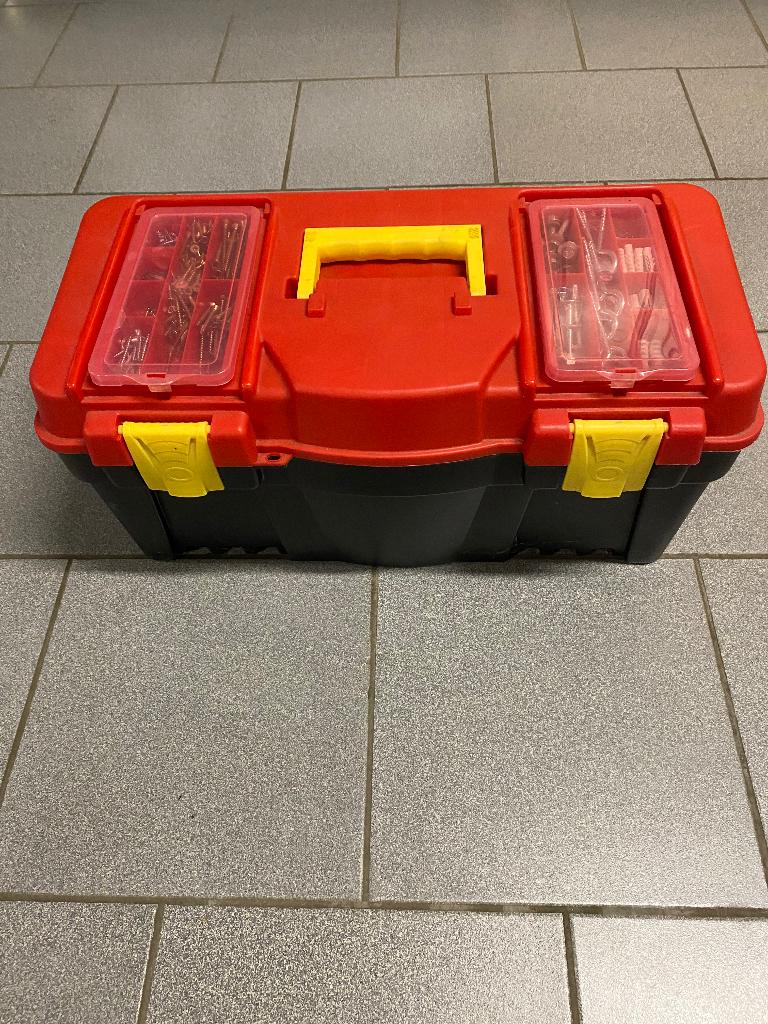 COFFRE A OUTILS + CONTENU, Ophalen, Zo goed als nieuw