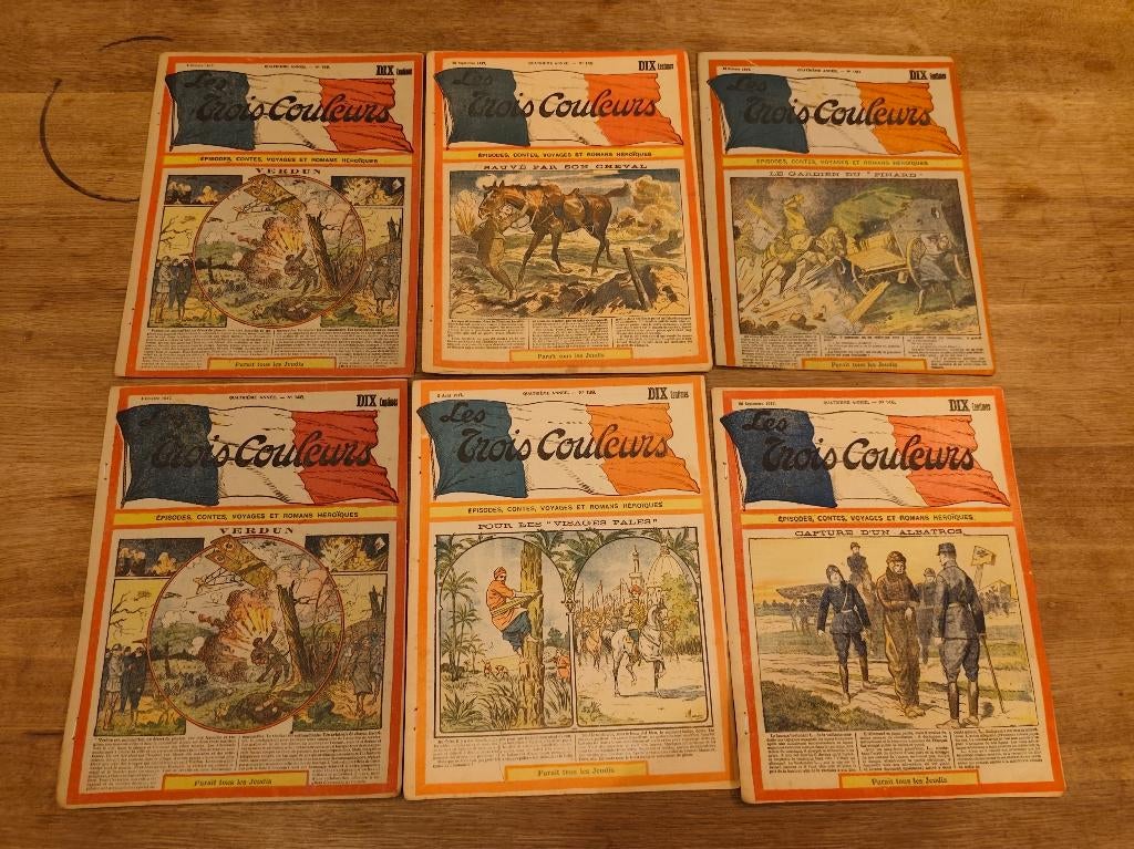 WW1 lot 34 BD de propagande 1917, Ophalen of Verzenden, Landmacht, Boek of Tijdschrift