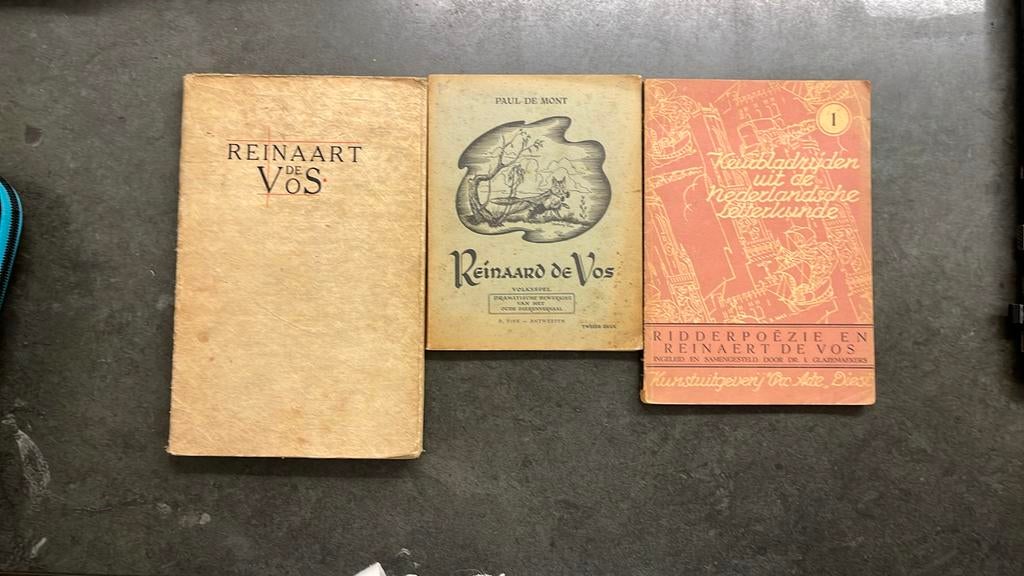 3x Reinaert de Vos: incl. Joris Minne & Paul de Mont (1937), Ophalen
