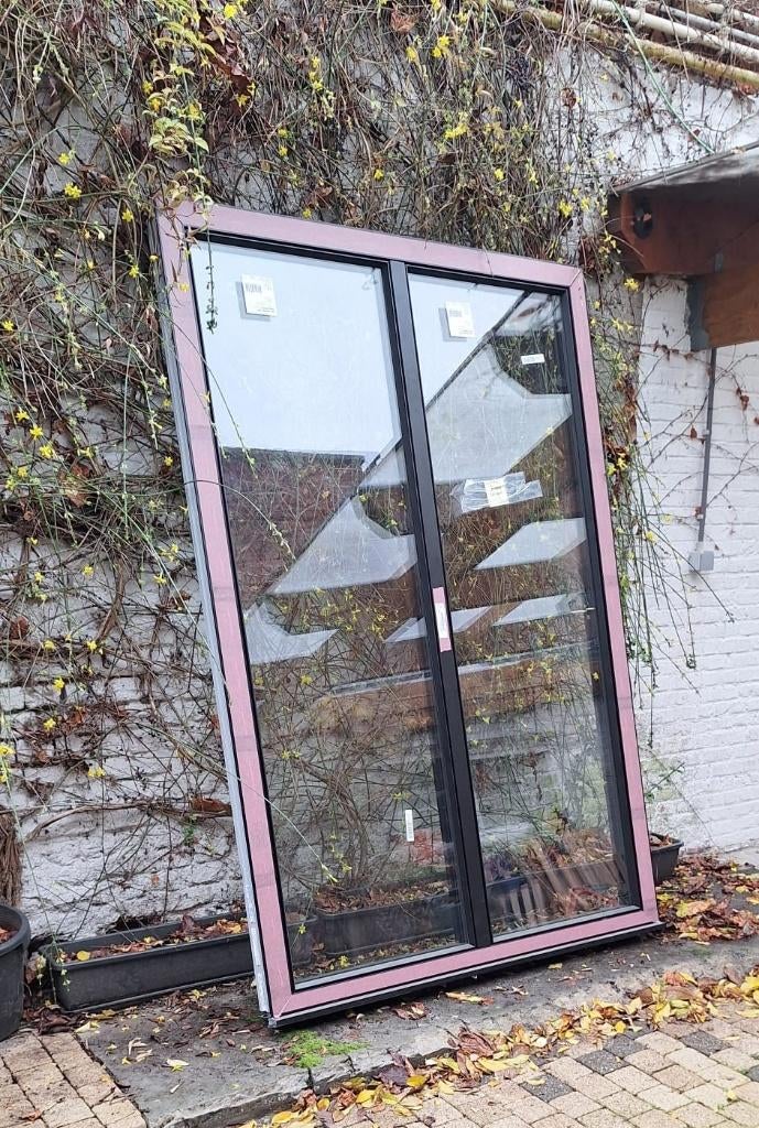 Nouvelle fenêtre en aluminium Profile à double ouverture, Bricolage & Construction, Vitres, Châssis & Fenêtres, Neuf, 160 cm ou plus