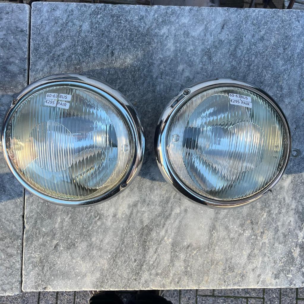 VW Split window Bus Koplampset Bosch 50-67, Auto diversen, Auto-accessoires, Gebruikt, Verzenden