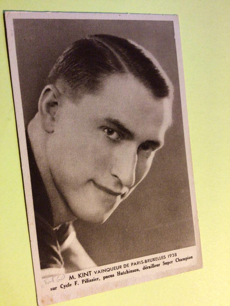 wielerkaart  1938  marcel kint, Verzenden, Zo goed als nieuw