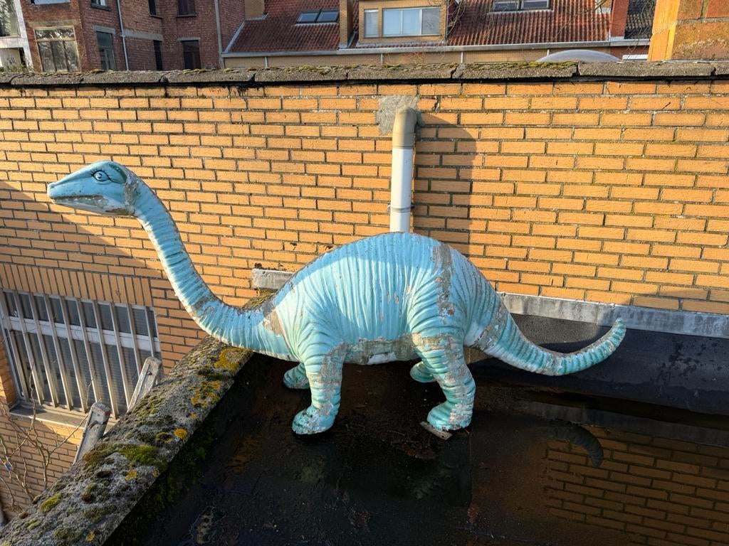 Gigantische dinosaurus!, Ophalen of Verzenden, Gebruikt, Reptiel of Amfibie, Opgezet dier