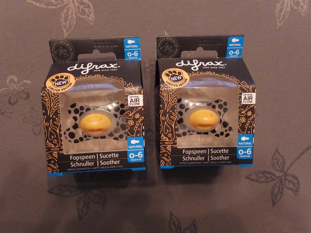Nieuwe Difrax fopspeen 0 tot 6 maand Natural, Enlèvement ou Envoi, Neuf