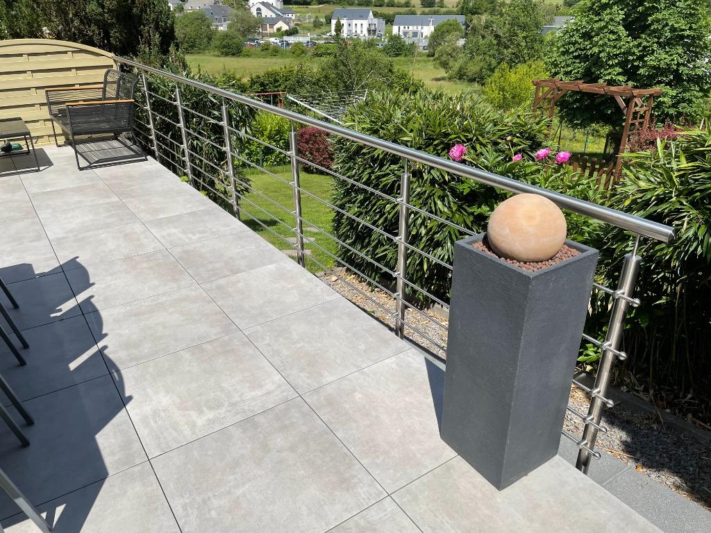 Garde-corps en inox fabrication et placement, Enlèvement, Neuf, Inox, Autres types