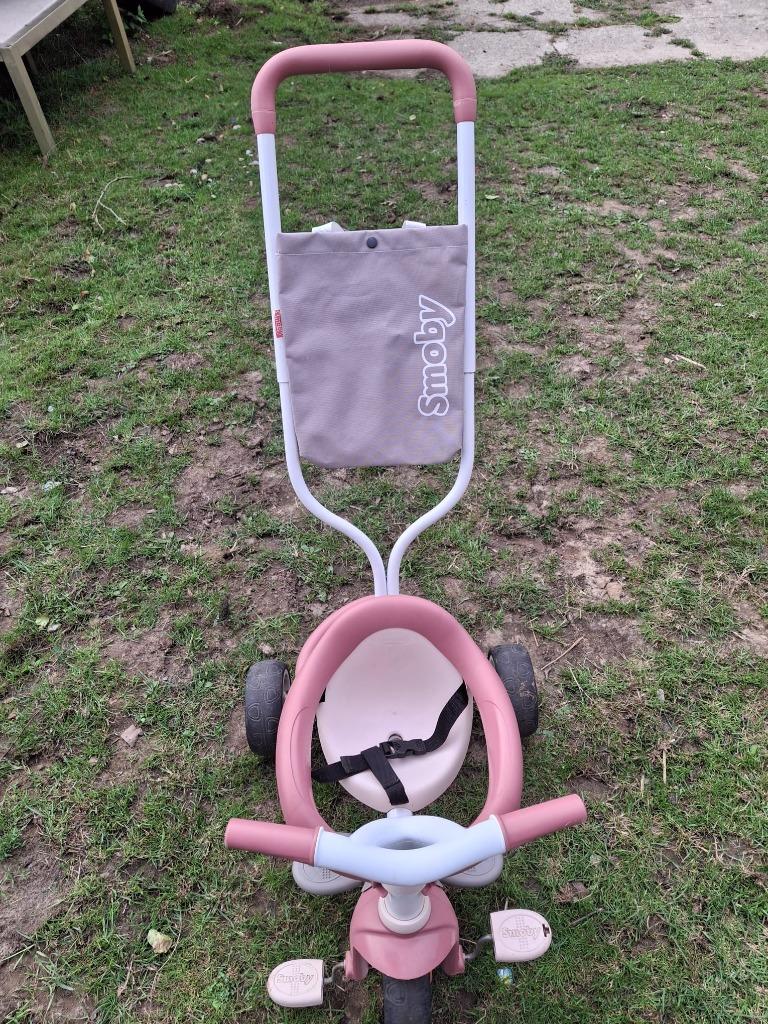 Smoby driewieler, Ophalen, Duwstang