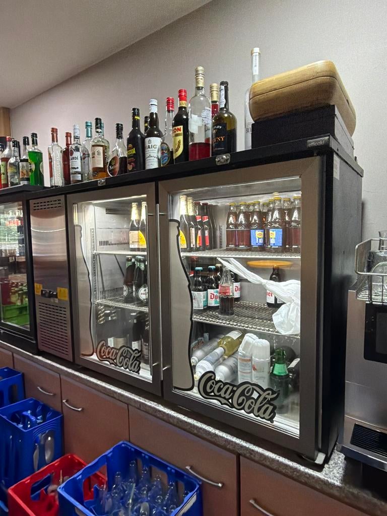 Coca cola frigo 2 deuren, Ophalen, Zo goed als nieuw