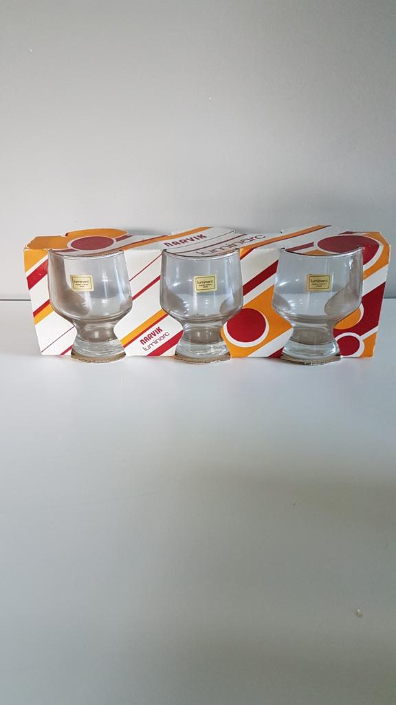 Vintage set Luminarc Narvik glazen. Nog ingepakt. NIEUW, Antiek en Kunst, Ophalen of Verzenden
