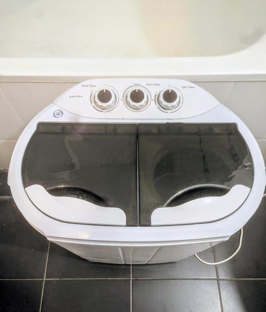 Machine à laver Salora MINIWASHING3TWIN d'occasion, Enlèvement, Moins de 4 kg, Moins de 1 200 tours, Moins de 85 cm