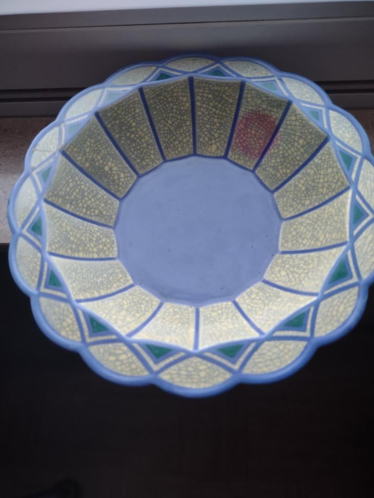 Art nouveau schaal Neureuther, Antiek en Kunst, Ophalen of Verzenden