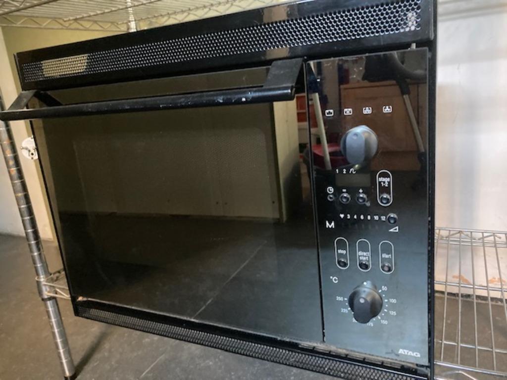 combi oven/microgolf Atag, Elektronische apparatuur, Ovens, Gebruikt, Oven, 60 cm of meer, Inbouw