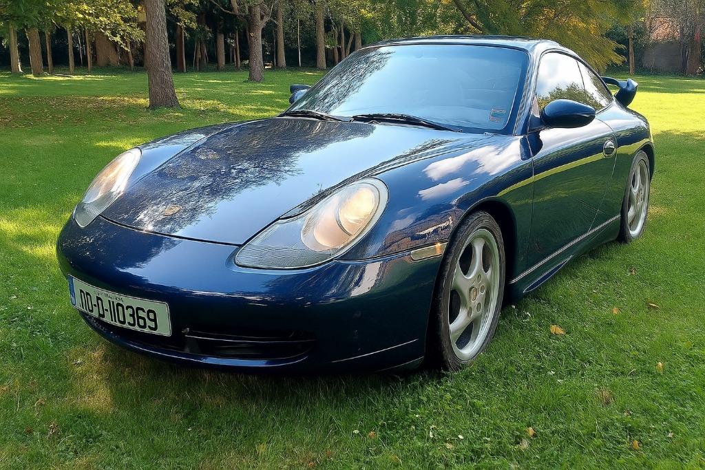 Porsche 996, Auto's, Porsche, Particulier, Alarm, Benzine, Euro 5, Coupé, 2 deurs, Handgeschakeld, Blauw, Blauw, Leder, Achterwielaandrijving