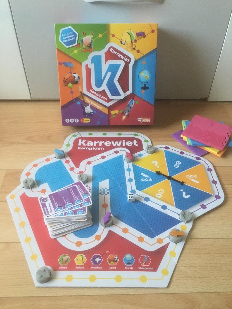 Karrewiet kampioen quiz gezelschapspel nieuw, Een of twee spelers, Ophalen, Nieuw, Just games