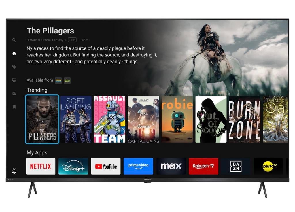 Sharp 50” Smart TV QLED 4K - NEUF DANS SA BOÎTE !, TV, Hi-fi & Vidéo, Neuf, QLED, 100 cm ou plus, Sharp