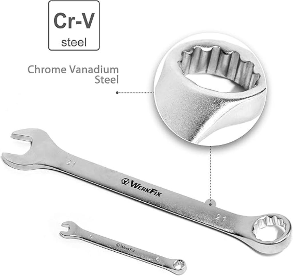 Kit de clés mixtes WerkFix 15 pièces LIVRAISON RAPIDE ET GRA, Envoi, Neuf