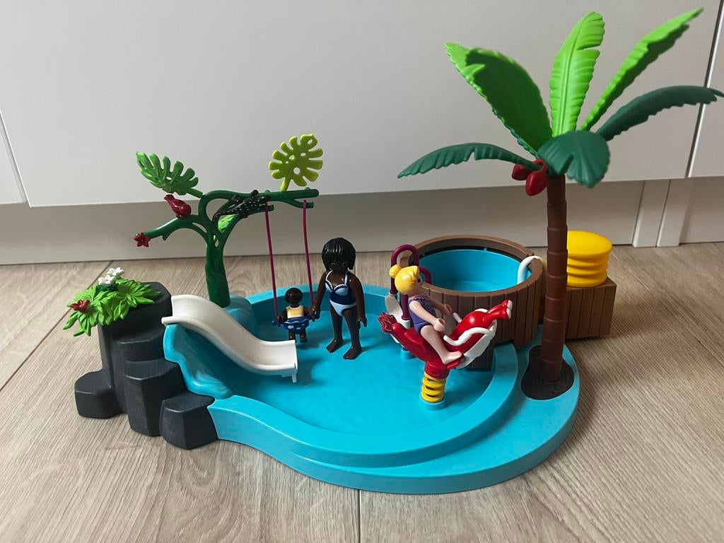 Playmobil 70611 family fun zwembad, Ophalen, Zo goed als nieuw
