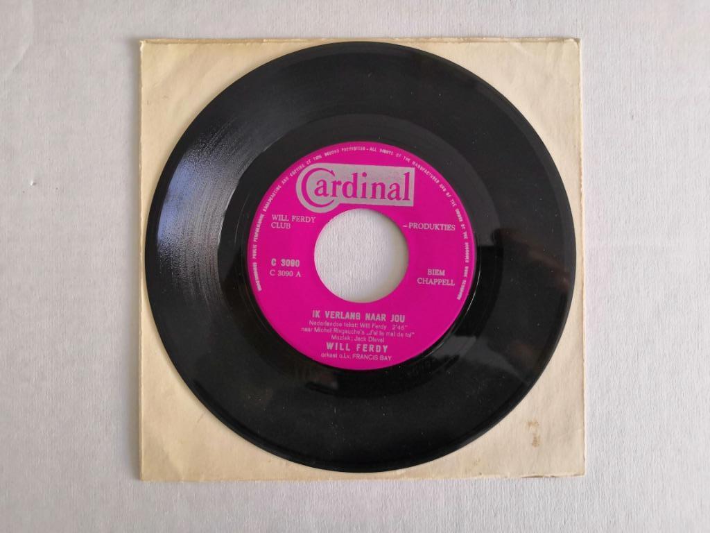 WILL FERDY - Ik verlang naar jou (45t), 7 inch, Single, Ophalen of Verzenden, Zo goed als nieuw