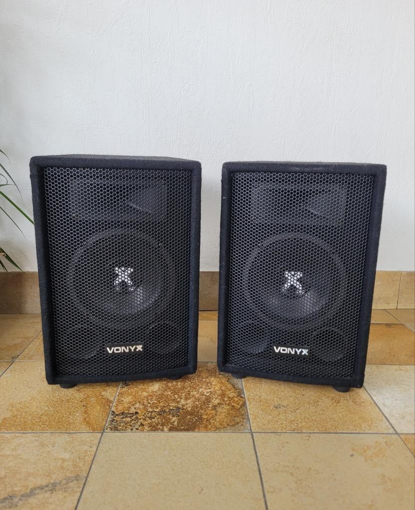 2 boxen / luidsprekers vonyx, Ophalen, Gebruikt