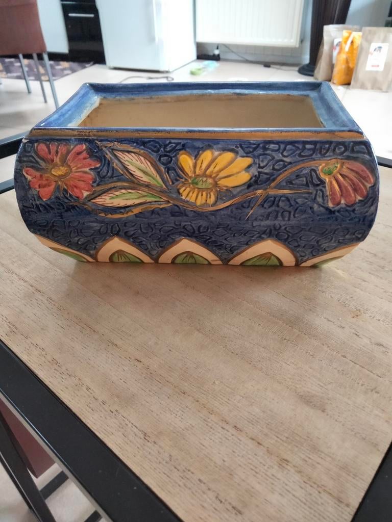 Kleine jardiniere.gemerkt., Antiek en Kunst, Ophalen