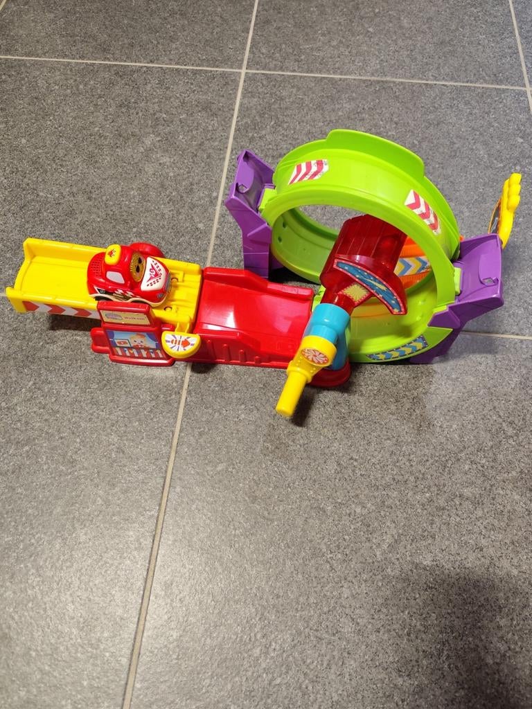 Toet toet auto looping Vtech, Kinderen en Baby's, Speelgoed | Vtech, Ophalen of Verzenden, Gebruikt