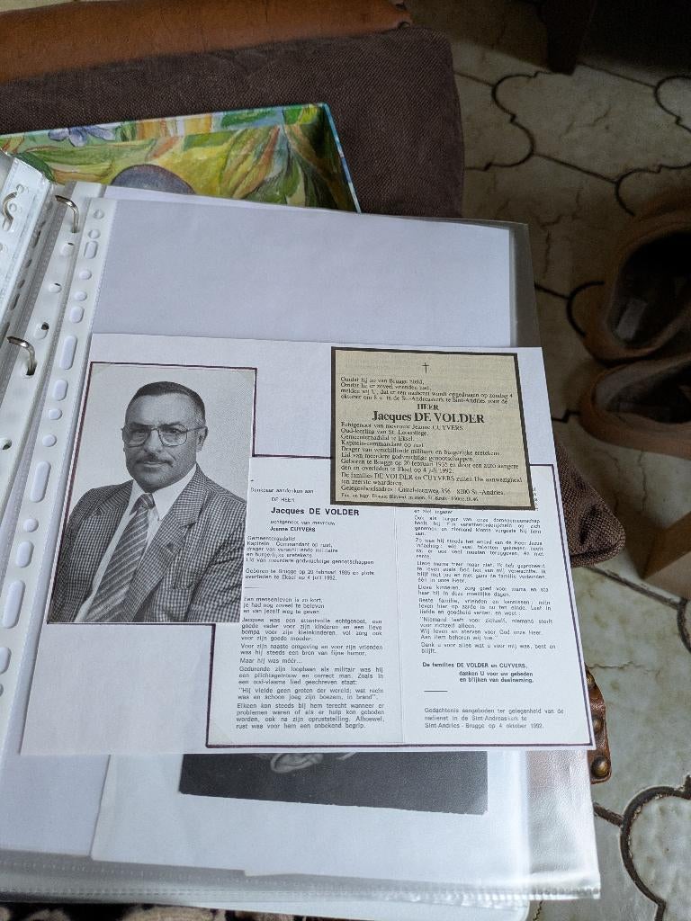 Dp Jacques de Volder, Verzamelen, Bidprentjes en Rouwkaarten, Ophalen of Verzenden, Bidprentje