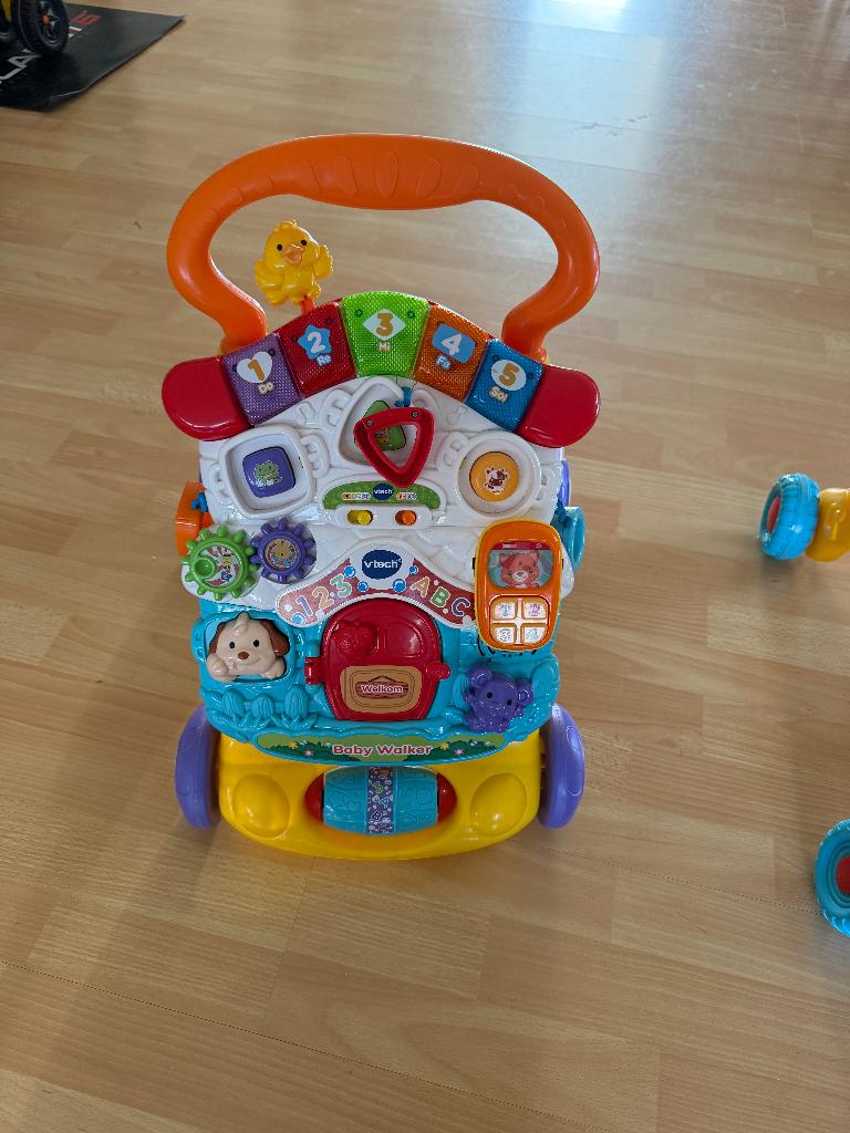 VTech Baby Walker Loopwagen, Kinderen en Baby's, Speelgoed | Babyspeelgoed, Zo goed als nieuw, Babygym, Met licht, Met geluid