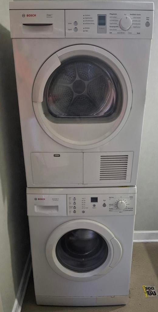 Bosch Maxx 7 Sensitive droger / Bosch Aquavigil 6 wasmachine, Elektronische apparatuur, Ophalen of Verzenden, Zo goed als nieuw