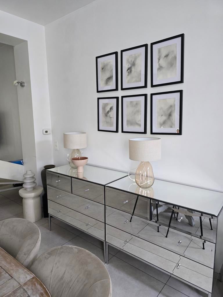 Superbe buffet miroir de la marque My Furniture London, très, Maison & Meubles, Armoires | Buffets, Verre, Métal, Enlèvement